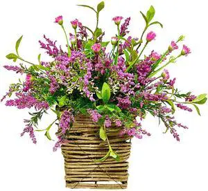 Wildflower Door Hanging Basket, Spring Front Door Wreath for Porch Farmhouse Decor, Artificial Seasonal Flowers Hanging Ornament (Wildflower) Wildflower Door Hanging Basket, Spring Front Door Wreath for Porch Farmhouse Decor, Artificial Seasonal Flowers Hanging Ornament (Wildflower)