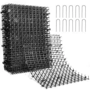 15 PCS Cat Scat Mat with Spikes 16 x 12'' Cat Deterrent Outdoor Scat Mats for Cats and Dogs Cat Spikes for Garden Fence Indoor Furniture Cat Deterrent Mat with 10 Staples 15 PCS Cat Scat Mat with Spikes 16 x 12'' Cat Deterrent Outdoor Scat Mats for Cats and Dogs Cat Spikes for Garden Fence Indoor Furniture Cat Deterrent Mat with 10 Staples