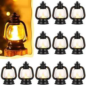 12 Pcs Mini Lantern Decor 4 Inch Western Lantern Table Centerpiece Small Vintage Camping Hanging Lamp Ornaments Bulk for Cowboy Cowgirl Wedding Halloween Christmas (4 Inch,Black) 12 Pcs Mini Lantern Decor 4 Inch Western Lantern Table Centerpiece Small Vintage Camping Hanging Lamp Ornaments Bulk for Cowboy Cowgirl Wedding Halloween Christmas (4 Inch,Black)