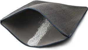 Cat Litter Mat, Kitty Litter Trapping Mat, Honeycomb Double Layer Mats, No Phthalate, Urine Waterproof, Easy Clean, Scatter Control, Catcher Litter Tray Box Rug Carpet Cat Litter Mat, Kitty Litter Trapping Mat, Honeycomb Double Layer Mats, No Phthalate, Urine Waterproof, Easy Clean, Scatter Control, Catcher Litter Tray Box Rug Carpet