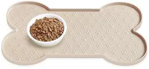 Dog Food Mat Anti-Slip Silicone Dog Bowl Mat Thicker Pet Placemat Waterproof Cat Feeder Pad with Raised Edge Puppy Kitten Feeding Mats Suitable Small Medium-Sized Dogs Cats Eating Tray Dog Food Mat Anti-Slip Silicone Dog Bowl Mat Thicker Pet Placemat Waterproof Cat Feeder Pad with Raised Edge Puppy Kitten Feeding Mats Suitable Small Medium-Sized Dogs Cats Eating Tray