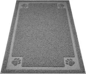 Large Cat Litter Mat Trapper 35"×23" Traps Litters from Box and Paws Scatter Control for Folding Trapping Mat Soft for Floor on Sensitive Kitty Paws Easy to Clean Large Cat Litter Mat Trapper 35"×23" Traps Litters from Box and Paws Scatter Control for Folding Trapping Mat Soft for Floor on Sensitive Kitty Paws Easy to Clean