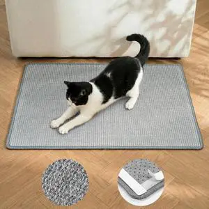 Cat Scratcher Mat,Natural Sisal Cat Scratch Pad,Horizontal Floor Cat Scratching Pads Rug for Indoor Cats Grinding Claws Nails,Cat Furniture Protector for Couch & Carpets & Sofas Cat Scratcher Mat,Natural Sisal Cat Scratch Pad,Horizontal Floor Cat Scratching Pads Rug for Indoor Cats Grinding Claws Nails,Cat Furniture Protector for Couch & Carpets & Sofas