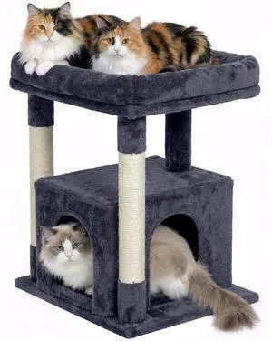 23.6" Cat Tree for Large Cat, 19 * 15.8 in Large Perch, Dark Gray 23.6" Cat Tree for Large Cat, 19 * 15.8 in Large Perch, Dark Gray