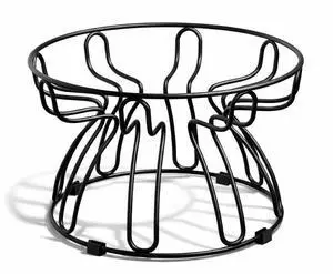 Cat Bowl Stand Metal - Elevated Cat Food Dish Holder with Anti-Slip Sleeves - Lifted Feeding Station Anti Vomiting - 6.7" W x 3.9" H - Black (Bowl Not Included) Cat Bowl Stand Metal - Elevated Cat Food Dish Holder with Anti-Slip Sleeves - Lifted Feeding Station Anti Vomiting - 6.7" W x 3.9" H - Black (Bowl Not Included)