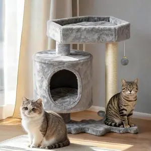 Cat Tree with Scratching Post, Cat Tower for Indoor Cats Cat Tree with Scratching Post, Cat Tower for Indoor Cats