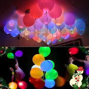 20 LED Light Up Balloons, 12 inch Neon Balloons Mixed Colors Flashing Lasts 24 Hours Glow in the dark for Birthday Glow Party Favors Supplies Wedding Halloween Christmas Decorations 20 LED Light Up Balloons, 12 inch Neon Balloons Mixed Colors Flashing Lasts 24 Hours Glow in the dark for Birthday Glow Party Favors Supplies Wedding Halloween Christmas Decorations