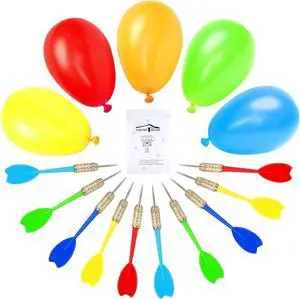 510PCS Dart Balloon Game Set, Carnival Games for Kids & Adults, Outdoor Party Game for Backyard, Birthdays & Family Reunions, Carnival Party Favors, Includes 500 Balloons & 10 Darts 510PCS Dart Balloon Game Set, Carnival Games for Kids & Adults, Outdoor Party Game for Backyard, Birthdays & Family Reunions, Carnival Party Favors, Includes 500 Balloons & 10 Darts