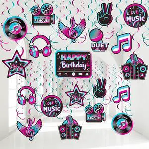 30 Pieces Music Party Decoration Music Short Video Party Hanging Swirls Decor for Boys Girls Adults Karaoke Birthday Dj Short Video Social Media Theme Baby Shower Supplies 30 Pieces Music Party Decoration Music Short Video Party Hanging Swirls Decor for Boys Girls Adults Karaoke Birthday Dj Short Video Social Media Theme Baby Shower Supplies