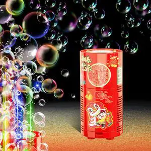 Fireworks Bubble Machine (13 Holes) with Dazzling RGB LED Lights, Automatic Sparklers Blower Toys, Portable Bubble Maker for Kids Party Wedding Christmas Chinese New Year, Birthday Balloons Decoration Fireworks Bubble Machine (13 Holes) with Dazzling RGB LED Lights, Automatic Sparklers Blower Toys, Portable Bubble Maker for Kids Party Wedding Christmas Chinese New Year, Birthday Balloons Decoration