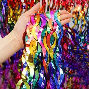 Shiny Rainbow Foil Fringe Curtain Wavy Rainbow Tinsel Streamer Backdrop for Party Decorations Birthday Wedding Graduation Baby Shower 2 Packs Shiny Rainbow Foil Fringe Curtain Wavy Rainbow Tinsel Streamer Backdrop for Party Decorations Birthday Wedding Graduation Baby Shower 2 Packs