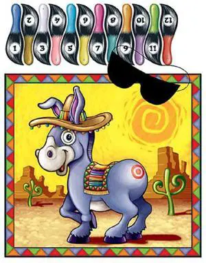 Donkey Game (mask & 12 tails included) Party Accessory (1 count) (1/Pkg) Donkey Game (mask & 12 tails included) Party Accessory (1 count) (1/Pkg)