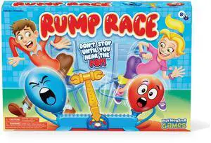 Rump Race Family Game Night - Balloon Popping Battle Board Game - Party Game - The Race is On to Pop Your Opponents Balloon - Bounce Your Balloon Off - Ages 8+ Rump Race Family Game Night - Balloon Popping Battle Board Game - Party Game - The Race is On to Pop Your Opponents Balloon - Bounce Your Balloon Off - Ages 8+