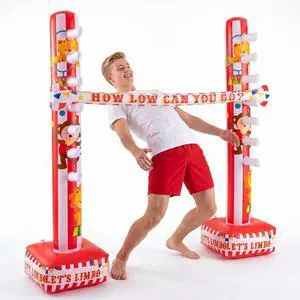 Circus Inflatable Limbo Game for Kids Adults Toddlers Carnival Theme Party Enhance Family Bonding for Indoor Outdoor Birthday Picnic Pool Circus Inflatable Limbo Game for Kids Adults Toddlers Carnival Theme Party Enhance Family Bonding for Indoor Outdoor Birthday Picnic Pool