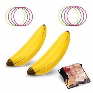 Bachelorette & Bachelor Party Ring Toss Game Set-Fun Wearable Group Game for Single Parties & Engagement Celebrations - Includes 2 Thematic Aprons, Inflatable Props, 12 Rings & Hand Pump Bachelorette & Bachelor Party Ring Toss Game Set-Fun Wearable Group Game for Single Parties & Engagement Celebrations - Includes 2 Thematic Aprons, Inflatable Props, 12 Rings & Hand Pump