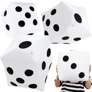 3Pack 13 Inch Jumbo Inflatable Dices,Fun Giant Large Inflatable Dice for Indoor Outdoor Board Game,Pool Party,Lawn Floor Games 3Pack 13 Inch Jumbo Inflatable Dices,Fun Giant Large Inflatable Dice for Indoor Outdoor Board Game,Pool Party,Lawn Floor Games