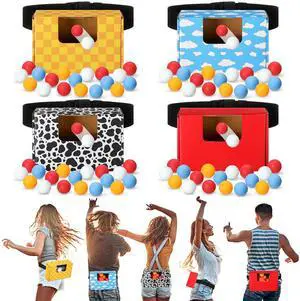4 Sets Cartoon Story Swing Shaking Balls Game Set Cartoon Story Novelty Twerk Game Includes 40 Balls, Ribbon & Cardboard Boxes Back to School Classroom Games for Family Large Group Birthday 4 Sets Cartoon Story Swing Shaking Balls Game Set Cartoon Story Novelty Twerk Game Includes 40 Balls, Ribbon & Cardboard Boxes Back to School Classroom Games for Family Large Group Birthday