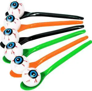 24 Packs Halloween Game Eyeball Spoon Relay Race Toy Set- Indoor Outdoor Party Supplies Decorations 24 Packs Halloween Game Eyeball Spoon Relay Race Toy Set- Indoor Outdoor Party Supplies Decorations