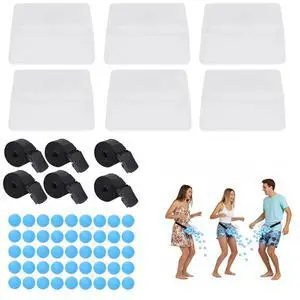 6 PC Swing Ball Game Set for Party Gatherings, Novelty Twerk Game Include Clear Boxes & 50 Blue Balls, Twerk Pong Activities for Adult Indoors Outdoors Party 6 PC Swing Ball Game Set for Party Gatherings, Novelty Twerk Game Include Clear Boxes & 50 Blue Balls, Twerk Pong Activities for Adult Indoors Outdoors Party