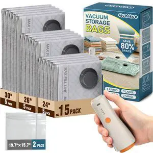 Vacuum Storage Bags with Rechargeable Electric Pump, Space Saver Bags for Travel, Vacuum Seal Bags for Clothing, Bedding, Seasonal Storage, Compression Packing Bags for Suitcase Vacuum Storage Bags with Rechargeable Electric Pump, Space Saver Bags for Travel, Vacuum Seal Bags for Clothing, Bedding, Seasonal Storage, Compression Packing Bags for Suitcase