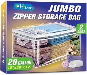 Large Storage Bag for Clothes, Jumbo Zipper Totes Large Storage Bag for Clothes, Jumbo Zipper Totes