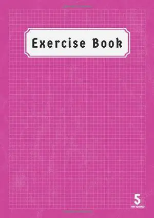 5mm Squared Exercise Book: A4 Size 100 Pages For Class Records & Lesson , Science , ( Mathematics ) Maths Notebook Squared 5mm | Back to School Notebooks A4 | Pink Cover 5mm Squared Exercise Book: A4 Size 100 Pages For Class Records & Lesson , Science , ( Mathematics ) Maths Notebook Squared 5mm | Back to School Notebooks A4 | Pink Cover