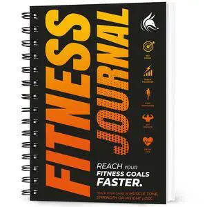 Fitness Journal Workout Log Book - Daily Fitness Planner Workout Journal for Women and Men. Spiral-Bound, Laminated Cover, Thick Pages, A5 (Orange) Fitness Journal Workout Log Book - Daily Fitness Planner Workout Journal for Women and Men. Spiral-Bound, Laminated Cover, Thick Pages, A5 (Orange)