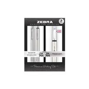 Premium Steel Writing Set, PM-701 Permanent Marker, F-701 Ballpoint Pen, M-701 Mechanical Pencil, Ideal for Tactical Use, Great for Gift Giving, 3-Pack (11213) Premium Steel Writing Set, PM-701 Permanent Marker, F-701 Ballpoint Pen, M-701 Mechanical Pencil, Ideal for Tactical Use, Great for Gift Giving, 3-Pack (11213)