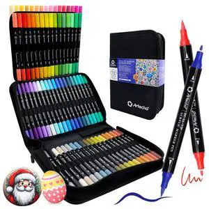 Acrylic Paint Markers 72 Colors with Bag, Acrylic Paint Pens with Brush Tip and Fine Tip for Stone, Rock Painting, Paper, Pumpkin, Wood, Egg, Canvas, Ceramic, Fabric, leather, Glass Acrylic Paint Markers 72 Colors with Bag, Acrylic Paint Pens with Brush Tip and Fine Tip for Stone, Rock Painting, Paper, Pumpkin, Wood, Egg, Canvas, Ceramic, Fabric, leather, Glass