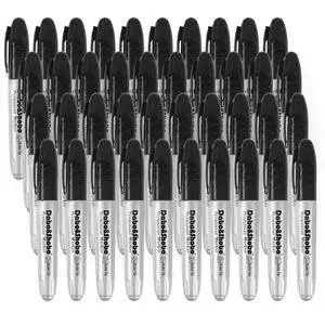 Permanent Markers Jumbo Size, 40 Count, Bullet Tip, Large Black Permanent Markers Set Permanent Markers Jumbo Size, 40 Count, Bullet Tip, Large Black Permanent Markers Set