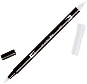 56645 Dual Brush Pen, N00 - Colorless Blender, 1-Pack. Blendable, Brush and Fine Tip Marker 56645 Dual Brush Pen, N00 - Colorless Blender, 1-Pack. Blendable, Brush and Fine Tip Marker
