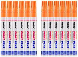 Orange Paint Markers, 12 Pack Oil-Based Waterproof Quick Dry Permanent Paint Pen Set for Rocks Painting, Wood, Fabric, Plastic, Canvas, Glass, Mugs, Metal, Tire, Stone, DIY Craft Orange Paint Markers, 12 Pack Oil-Based Waterproof Quick Dry Permanent Paint Pen Set for Rocks Painting, Wood, Fabric, Plastic, Canvas, Glass, Mugs, Metal, Tire, Stone, DIY Craft