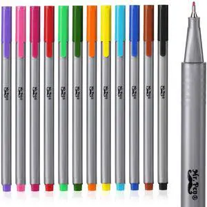 Colored Fineliner Pens, 12 Pack, Fine Point Colored Fineliner Pens, 12 Pack, Fine Point