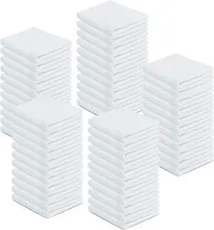 100% Cotton Terry Towels Cleaning Cloths Pack of 100 (12 x 12 Inches) White Cotton Terry Cloth Bar Rags White Bar Towels, Multipurpose High Absorbent Terry Towels for Cleaning Auto Detailing Painting 100% Cotton Terry Towels Cleaning Cloths Pack of 100 (12 x 12 Inches) White Cotton Terry Cloth Bar Rags White Bar Towels, Multipurpose High Absorbent Terry Towels for Cleaning Auto Detailing Painting