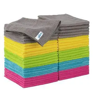 Microfiber Cleaning Cloth, All-Purpose Cleaning Towels, Pack of 50, Size 11.8 x 11.8 in Microfiber Cleaning Cloth, All-Purpose Cleaning Towels, Pack of 50, Size 11.8 x 11.8 in