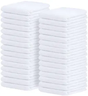 Terry Bar Mop Towels (Value Pack of 30) Size 16"x19" Absorbent and Durable, Multipurpose Cleaning Rags, Cotton Cleaning Towels, Terry Cloth Rags, Reusable Shop Rags (White) Terry Bar Mop Towels (Value Pack of 30) Size 16"x19" Absorbent and Durable, Multipurpose Cleaning Rags, Cotton Cleaning Towels, Terry Cloth Rags, Reusable Shop Rags (White)