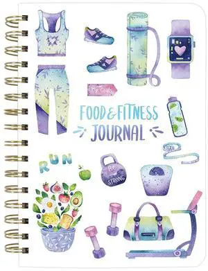 Food and Fitness Meal Workout Journal Diary Wellness Log Notebook Planner Weight Loss Diet Exercise Training Health Tracker 6.1x 8.5 inch Hard Cover Food and Fitness Meal Workout Journal Diary Wellness Log Notebook Planner Weight Loss Diet Exercise Training Health Tracker 6.1x 8.5 inch Hard Cover