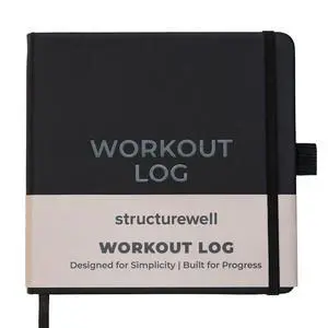 Workout Log 16 Week Fitness Tracker, Gym Planner, and Bodybuilding Journal for Men & Women | Daily Exercise, Weightlifting, PR Tracking, and Training Log (6.25 x 6.25, Matte Black Hardcover) Workout Log 16 Week Fitness Tracker, Gym Planner, and Bodybuilding Journal for Men & Women | Daily Exercise, Weightlifting, PR Tracking, and Training Log (6.25 x 6.25, Matte Black Hardcover)