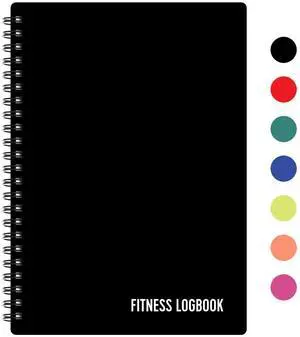 A5 Undated Workout Journal For Men & Women - Plastic Cover & Thick Paper - Planner Log Book To Track Weight Loss, Muscle Gain, Gym Exercise, Bodybuilding Progress A5 Undated Workout Journal For Men & Women - Plastic Cover & Thick Paper - Planner Log Book To Track Weight Loss, Muscle Gain, Gym Exercise, Bodybuilding Progress