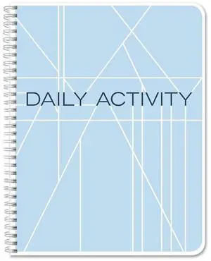 Daily Activity Log Book/100 Day Activities Diary/Productivity Notebook, Wire-O - 100 Pages, 8.5'' x 11'' (Made in USA) Daily Activity Log Book/100 Day Activities Diary/Productivity Notebook, Wire-O - 100 Pages, 8.5'' x 11'' (Made in USA)