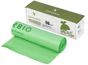96 Gallon Compostable Yard Waste Bags, Extra Thick 1.57 Mil, 10 Count, BPI, OK compost INDUSTRIAL, and Seedling 96 Gallon Compostable Yard Waste Bags, Extra Thick 1.57 Mil, 10 Count, BPI, OK compost INDUSTRIAL, and Seedling