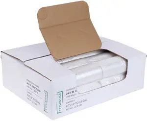 Trash Can Liners - Wholesale 1000 Count High Density Garbage Bags on Perforated Roll 10-15 Gallon 24" x 33" Trash Can Liners - Wholesale 1000 Count High Density Garbage Bags on Perforated Roll 10-15 Gallon 24" x 33"