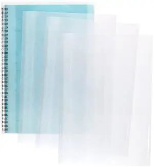 10pcs Clear Exercise Book Covers for Home Office Books Waterproof Plastic Sleeves (A4) 10pcs Clear Exercise Book Covers for Home Office Books Waterproof Plastic Sleeves (A4)