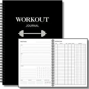 Workout Journal for Men & Women Fitness Journal & Workout Logbook, Gym Fitness Planner Journal with 52 Weeks of Tracking - Exercise Book for Weight Loss & Training 8.2 x 6 inches Workout Journal for Men & Women Fitness Journal & Workout Logbook, Gym Fitness Planner Journal with 52 Weeks of Tracking - Exercise Book for Weight Loss & Training 8.2 x 6 inches