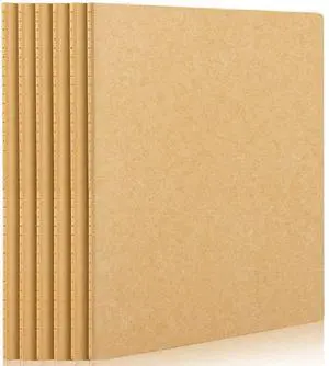 Notebook Journal, 6 Pack A4 11" x 8-1/2", 40 Sheets/ 80 Pages, 100gsm Thick Paper, College Ruled Notebooks Brown in Bulk, Line Journals Letter Size for Note Taking Taking Composition Notebook Journal, 6 Pack A4 11" x 8-1/2", 40 Sheets/ 80 Pages, 100gsm Thick Paper, College Ruled Notebooks Brown in Bulk, Line Journals Letter Size for Note Taking Taking Composition