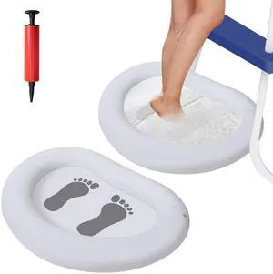 2 Pack Inflatable Pool Foot Bath Basin-Folding Pool Foot Wash Basin Tub-Portable Foot Bath Basin Pool for Outdoor Backyard and Swimming Pools 2 Pack Inflatable Pool Foot Bath Basin-Folding Pool Foot Wash Basin Tub-Portable Foot Bath Basin Pool for Outdoor Backyard and Swimming Pools