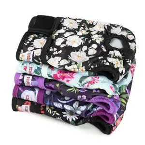 Washable Reusable Female Dog Diapers(5 Pack) Small Medium Large Doggie Puppy & Doggy Dog Diaper, Period Panties in Heat X-Large Washable Reusable Female Dog Diapers(5 Pack) Small Medium Large Doggie Puppy & Doggy Dog Diaper, Period Panties in Heat X-Large