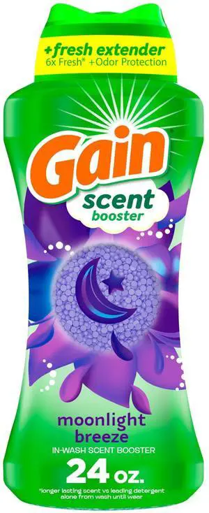 In-Wash Laundry Scent Booster Beads Long-Lasting Fresh Scent Beads All Day Freshness and Odor Protection, Moonlight Breeze Scent, 24 oz (Packaging May Vary) In-Wash Laundry Scent Booster Beads Long-Lasting Fresh Scent Beads All Day Freshness and Odor Protection, Moonlight Breeze Scent, 24 oz (Packaging May Vary)