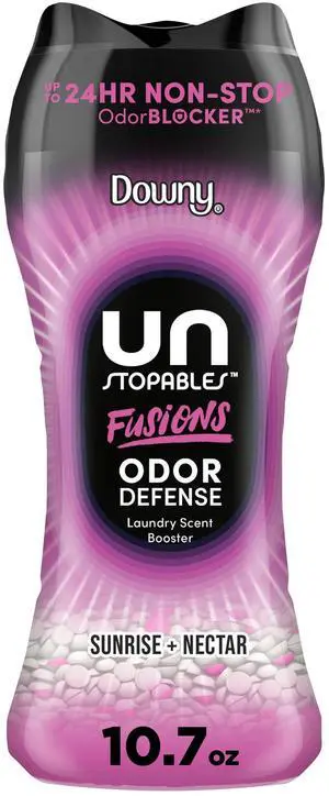 Unstopables Fusions Odor Defense In-Wash Laundry Scent Booster Beads, Sunrise + Nectar Scent, 10.7 OZ, 2-in-1 Laundry Beads for Odor Defense Unstopables Fusions Odor Defense In-Wash Laundry Scent Booster Beads, Sunrise + Nectar Scent, 10.7 OZ, 2-in-1 Laundry Beads for Odor Defense