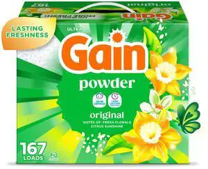 Powder Laundry Detergent, Original Scent, 167 Loads, 154 OZ Powder Laundry Detergent, Original Scent, 167 Loads, 154 OZ